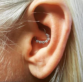 Beautiful Ear Piercing With Earring