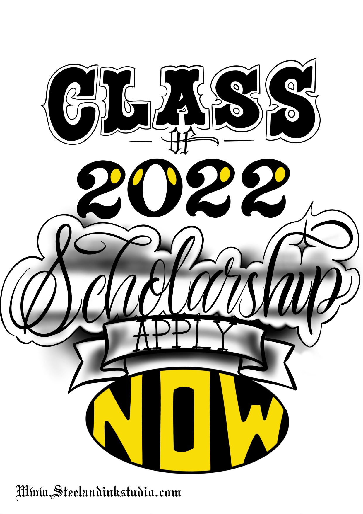 2022 scholarship application poster