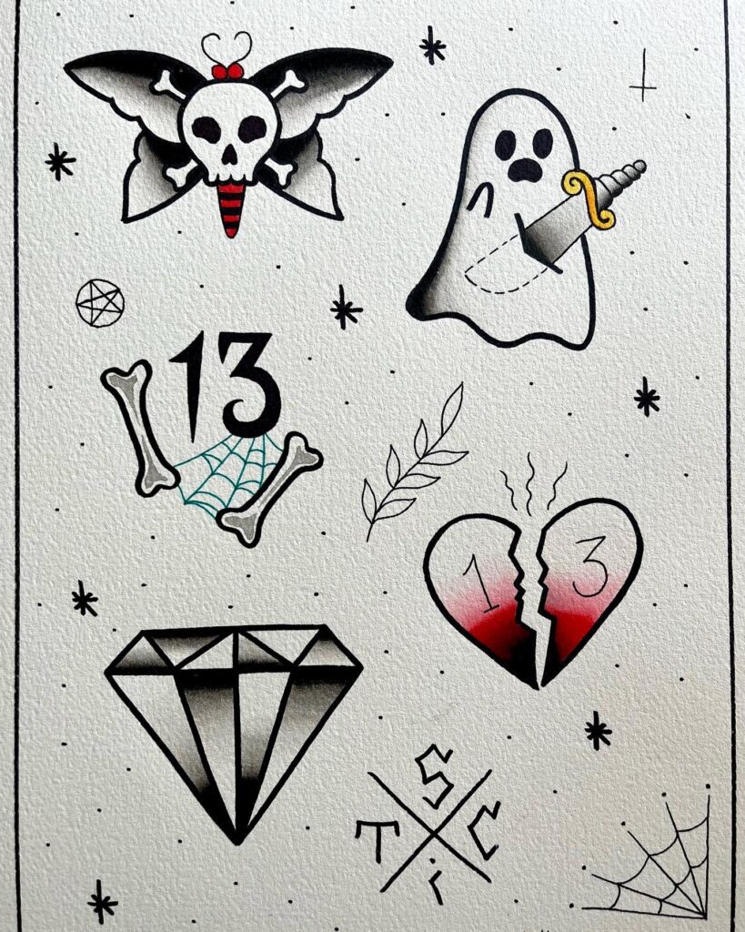 Get lucky with a Friday the 13th tattoo